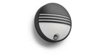 Czarny kinkiet LED Yarrow IR