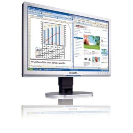 Philips Brilliance Moniteur LCD écran large 24