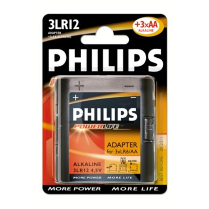 Philips  Adaptador AA 3LR12PBXC/10