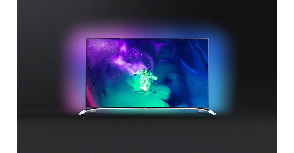 Ultraflacher 4K Ultra HD-TV powered by Android