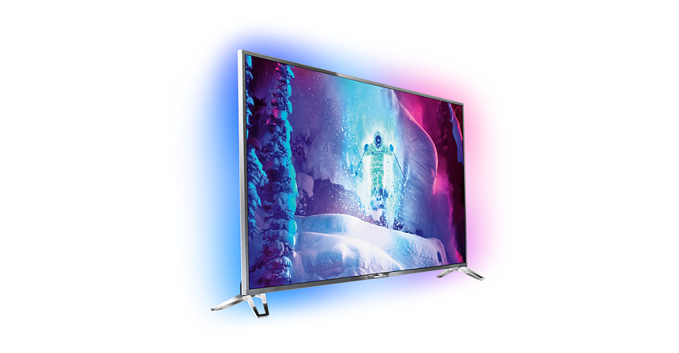 Ultraflacher 4K Ultra HD-LED-TV powered by Android