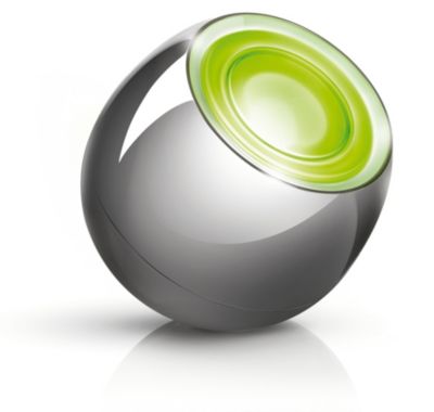 Shiny Chrome Mini LED-lamp