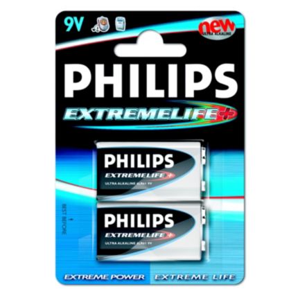 Philips  Batterie 9 V 9VEB2A/10