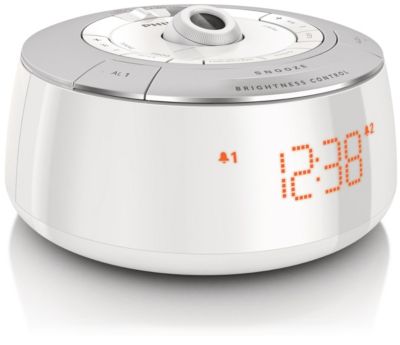 Radio-r&eacute;veil avec projection de l'heure