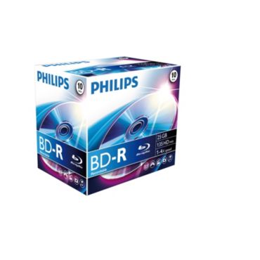Philips  BD-R 25 GB/135 minuten, enkellaags BR2S4J10C/10