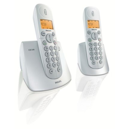 Philips  Teléfono inalámbrico  CD2402S/24