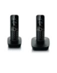 BeNear Conjunto de 2 teléfonos inalámbricos serie 4000, negro