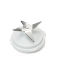 Pure Essentials Collection white plastic holder 4 star knife Knife unit