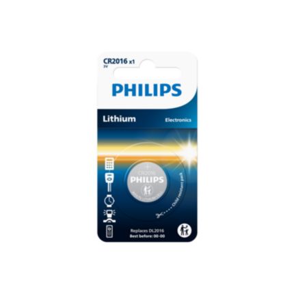 Philips  Knopfzelle  CR2016/01B