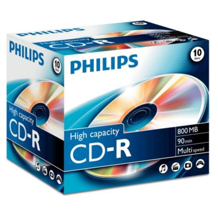 Philips  CD-R 800 MB / 90 min CR8D8NJ10/00