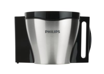 Black/metal Swivel filter