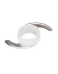 Daily Collection white plastic holder 2 knives Knife unit