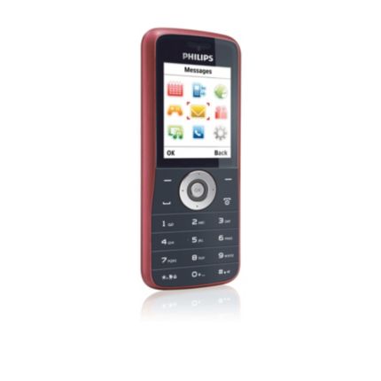 Philips  Cep Telefonu E100 CTE100RED/00