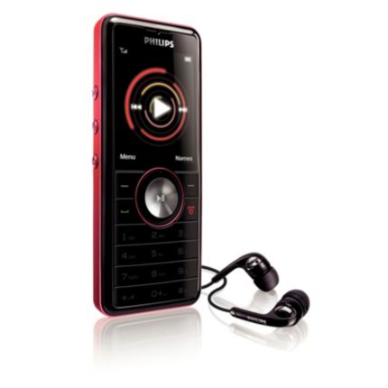 Philips  Мобильный телефон M600 CTM600RED/00
