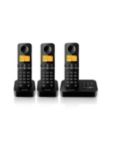 Téléphone sans fil D205 Quattro, noir