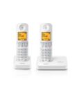 Teléfono inalámbrico D400 doble blanco