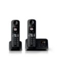 Téléphone sans fil D605 Duo, noir