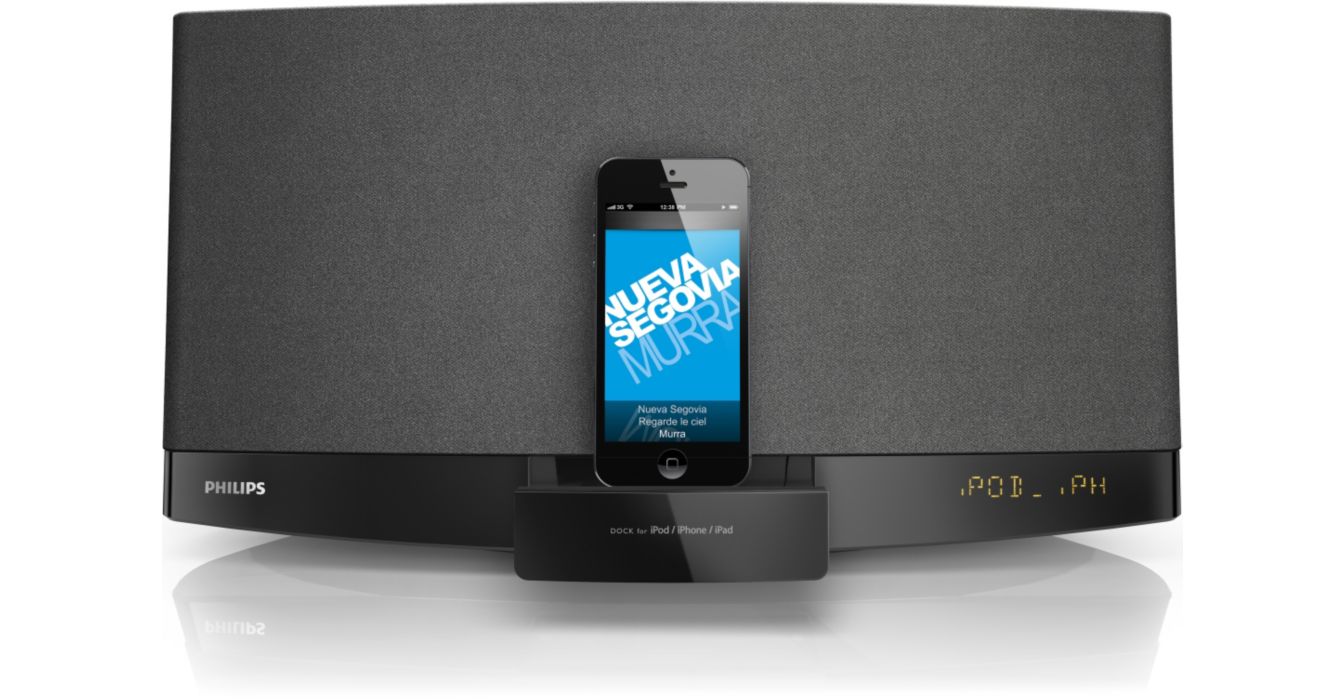 Philips DAB/FM Radio Flat CD/MP3 Player HiFi iPod/iPad/iPhone dock DCB2272 USB eBay