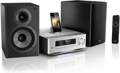 Dock voor iPod/iPhone/iPad hifisysteem met componentontwerp