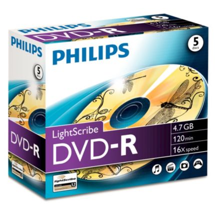 Philips  DVD-R 4,7 Go/120 min DM4L6J05C/00