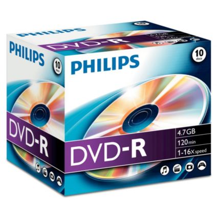 Philips  DVD-R 4,7 GB/120 min. DM4S6J10C/00