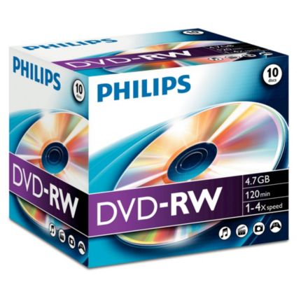 Philips  DVD-RW 4,7 GB/120 min DN4S4J10C/00