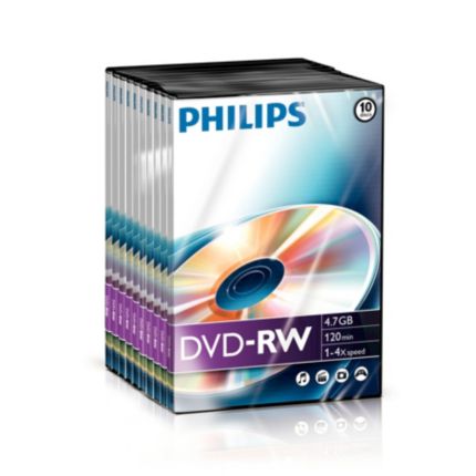 Philips  DVD-RW 4,7 GB/120 min DN4S4T10F/00