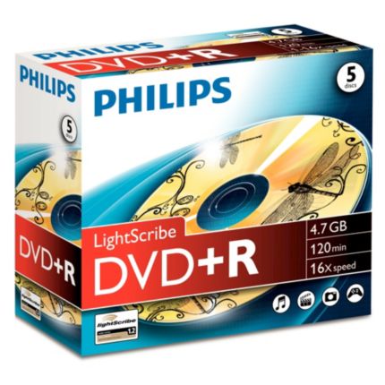 Philips  DVD+R 4,7 Go/120 min DR4L6J05C/00