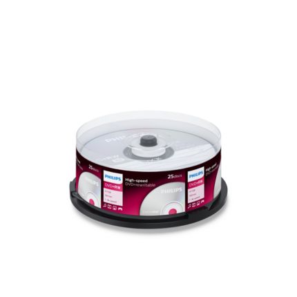 Philips  DVD+RW 4,7 GB/120 Min. DW4S4B25F/00