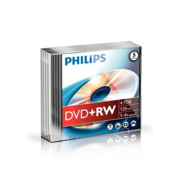 Philips  DVD+RW 4,7GB/120min DW4S4S05F/10