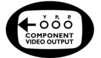 Component video output for the best analogue video connection