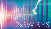 Общая выходная мощность 2x5 Вт RMS