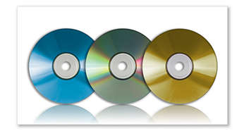 Play CD, CD-R and CD-RW