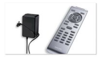 Car adapter and handy remote control included
