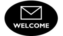 Welcome message on screen display