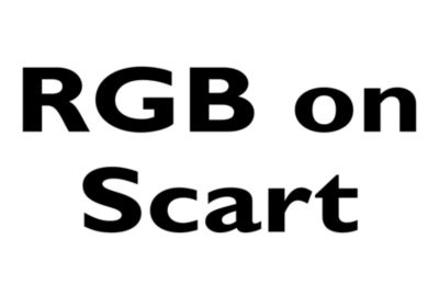 RGB output on SCART