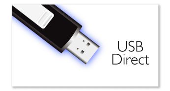 Enjoy MP3/WMA music directly from your portable USB drives