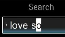 Alphanumeric search with remote control