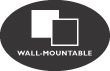 Wall-mount ready