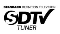 Built-in SDTV Tuner for digital television reception