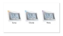 Multi-color light weather indicator