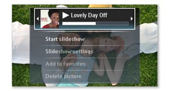 Управление воспроизведением во время просмотра медиабиблиотеки