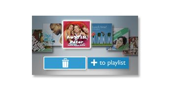 Список воспроизведения и функция удаления