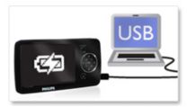 Carga directamente desde el PC mediante USB