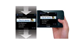 SuperScroll™ для быстрого и эффективного поиска