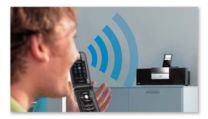 Alterna automaticamente entre chamadas telefônicas e reprodução de músicas