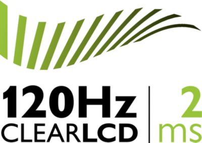 Clear LCD de 120 Hz (2 ms)