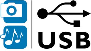 USB pour une lecture unique de photos et musique