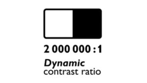 Contraste dynamique 2 000 000:1 pour des images d'une luminosité exceptionnelle
