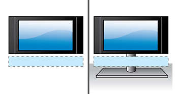 Flexible placement on the wall, tabletop or stand